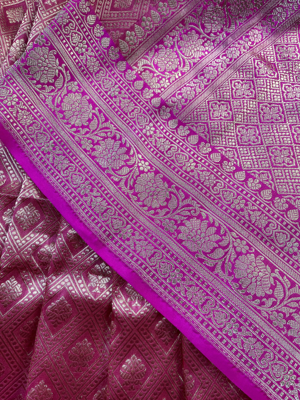 PINK SILK PURE HANDLOOM BANARASI SAREE