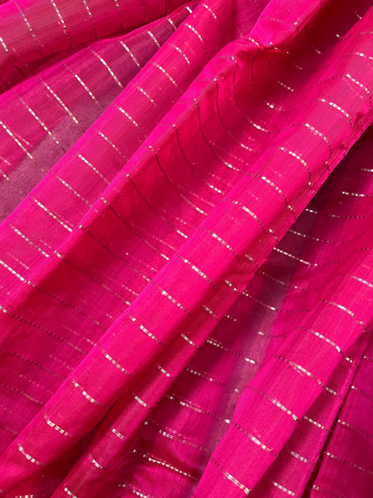 PINK SICO PURE HANDLOOM CHANDERI SAREE