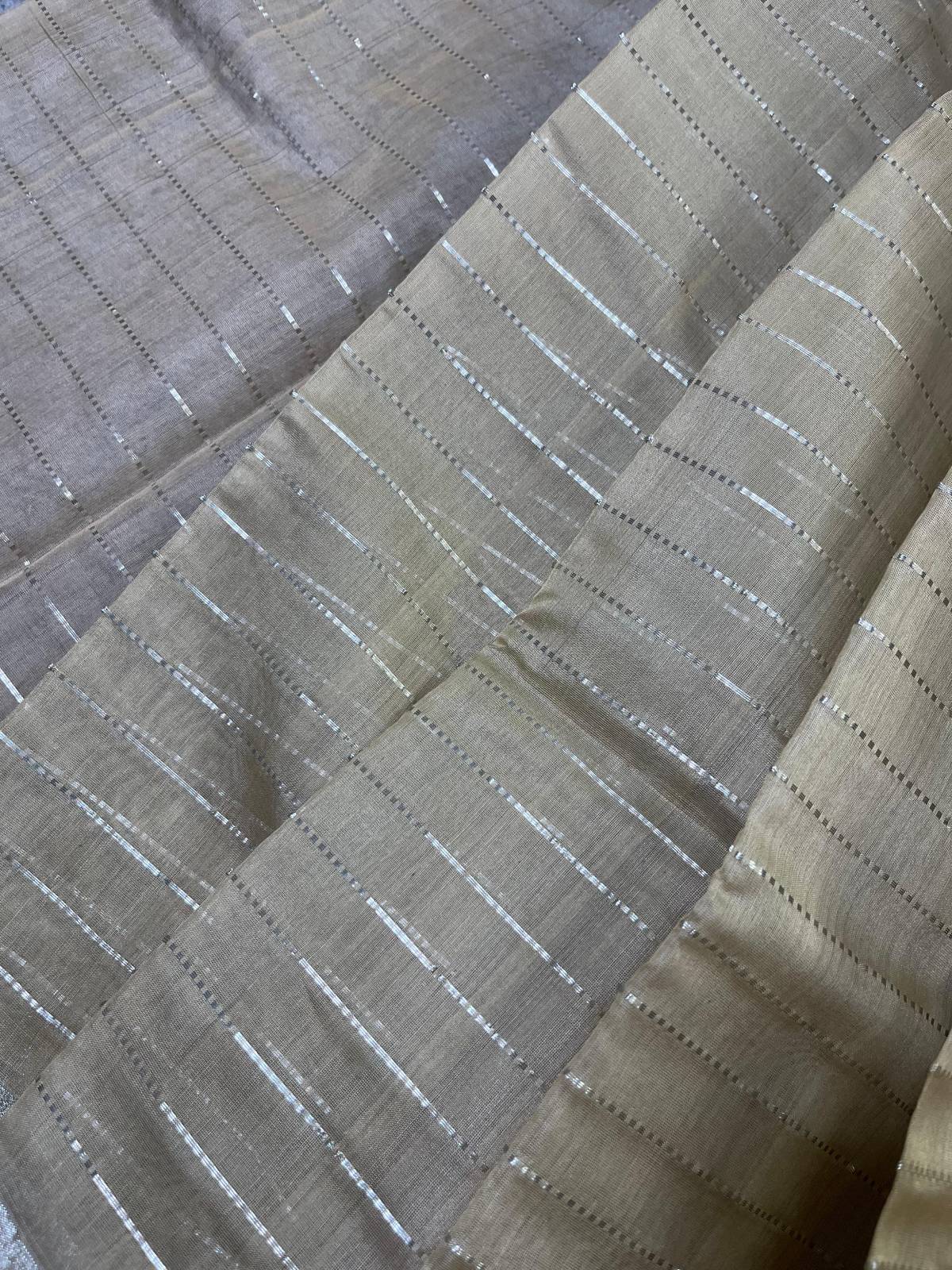LIGHT GREY SICO PURE HANDLOOM CHANDERI SAREE