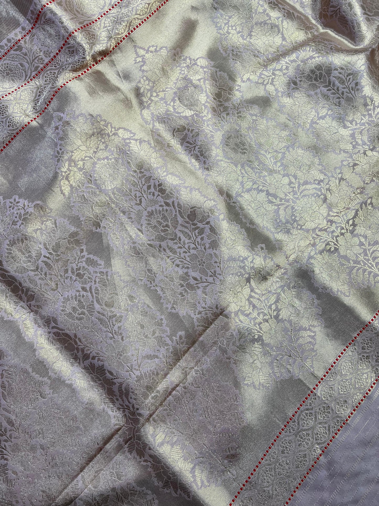 PINK KATAN TISSUE PURE HANDLOOM BANARASI SAREE