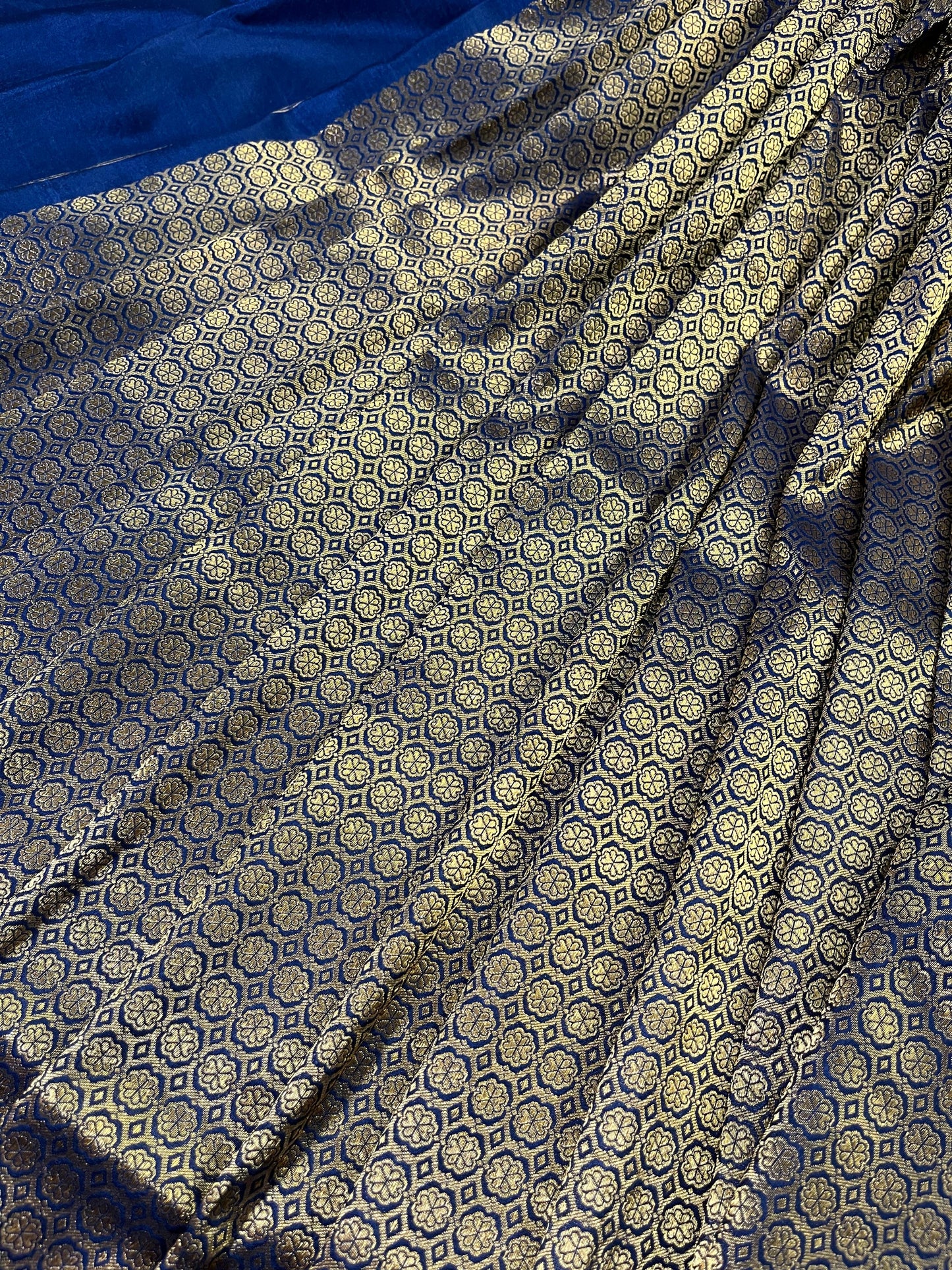 GOLD KATAN TISSUE PURE HANDLOOM BANARASI SAREE