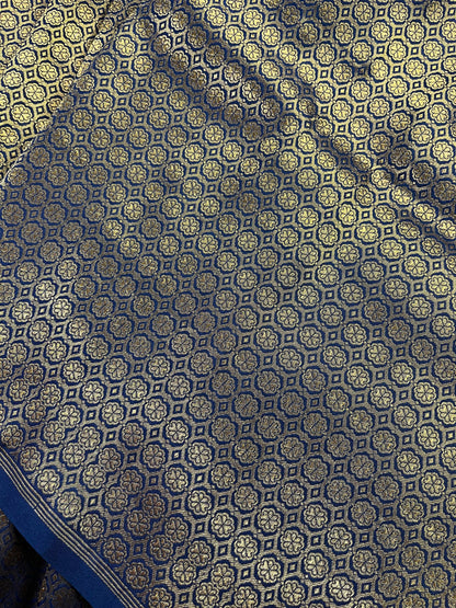 GOLD KATAN TISSUE PURE HANDLOOM BANARASI SAREE