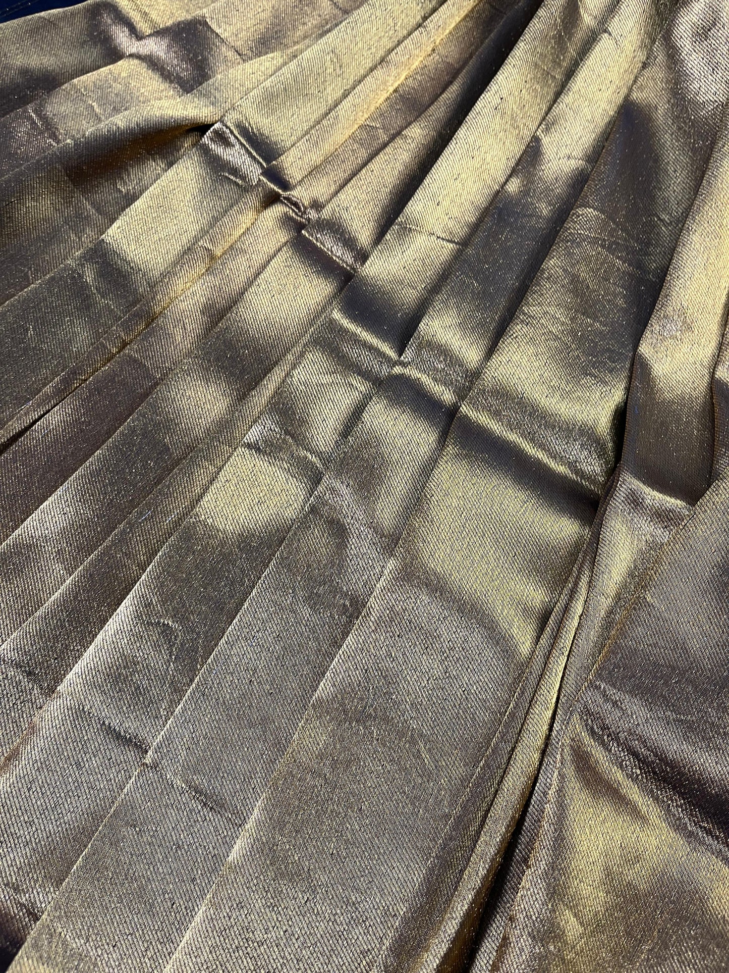 GOLD KATAN TISSUE PURE HANDLOOM BANARASI SAREE