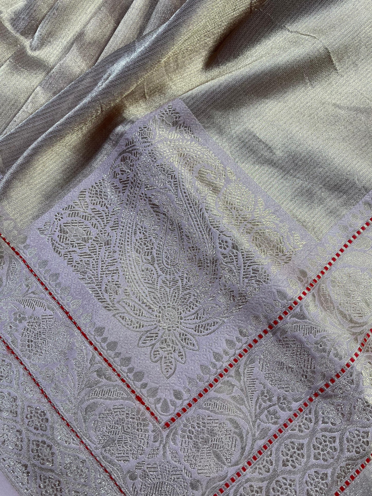 PINK KATAN TISSUE PURE HANDLOOM BANARASI SAREE