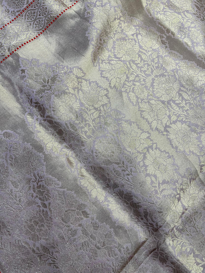 PINK KATAN TISSUE PURE HANDLOOM BANARASI SAREE