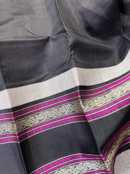 LIGHT PISTA GREEN COTTON PURE HANDLOOM KANJIVARAM SAREE