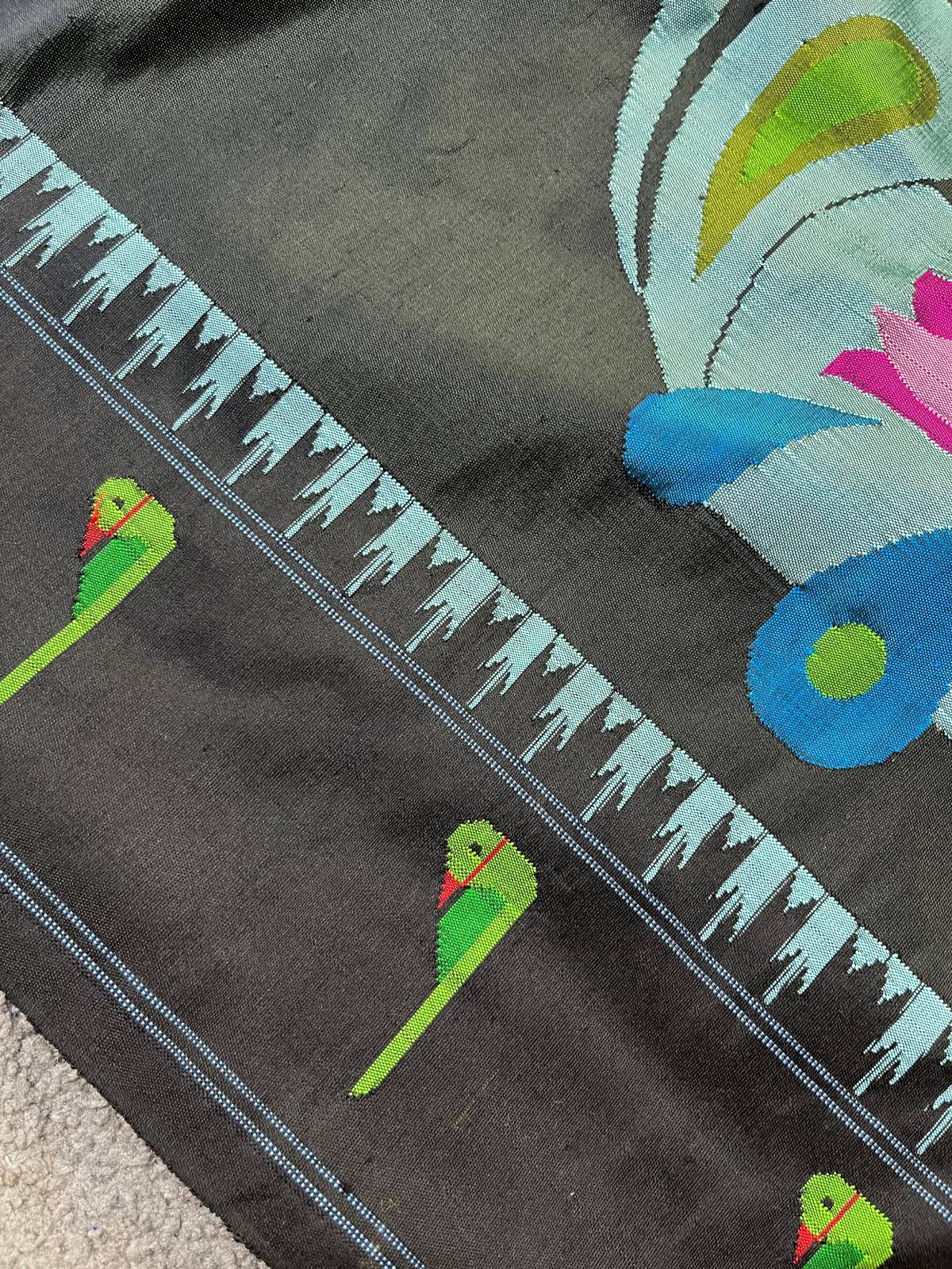 BLUE SILK PURE HANDLOOM PAITHANI SAREE