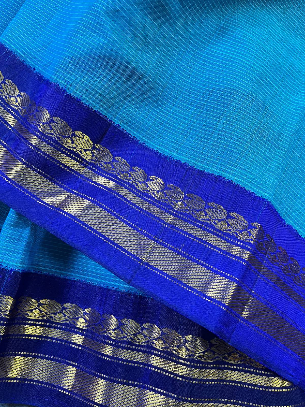NLUE COTTON PURE HANDLOOM GADWAL SAREE