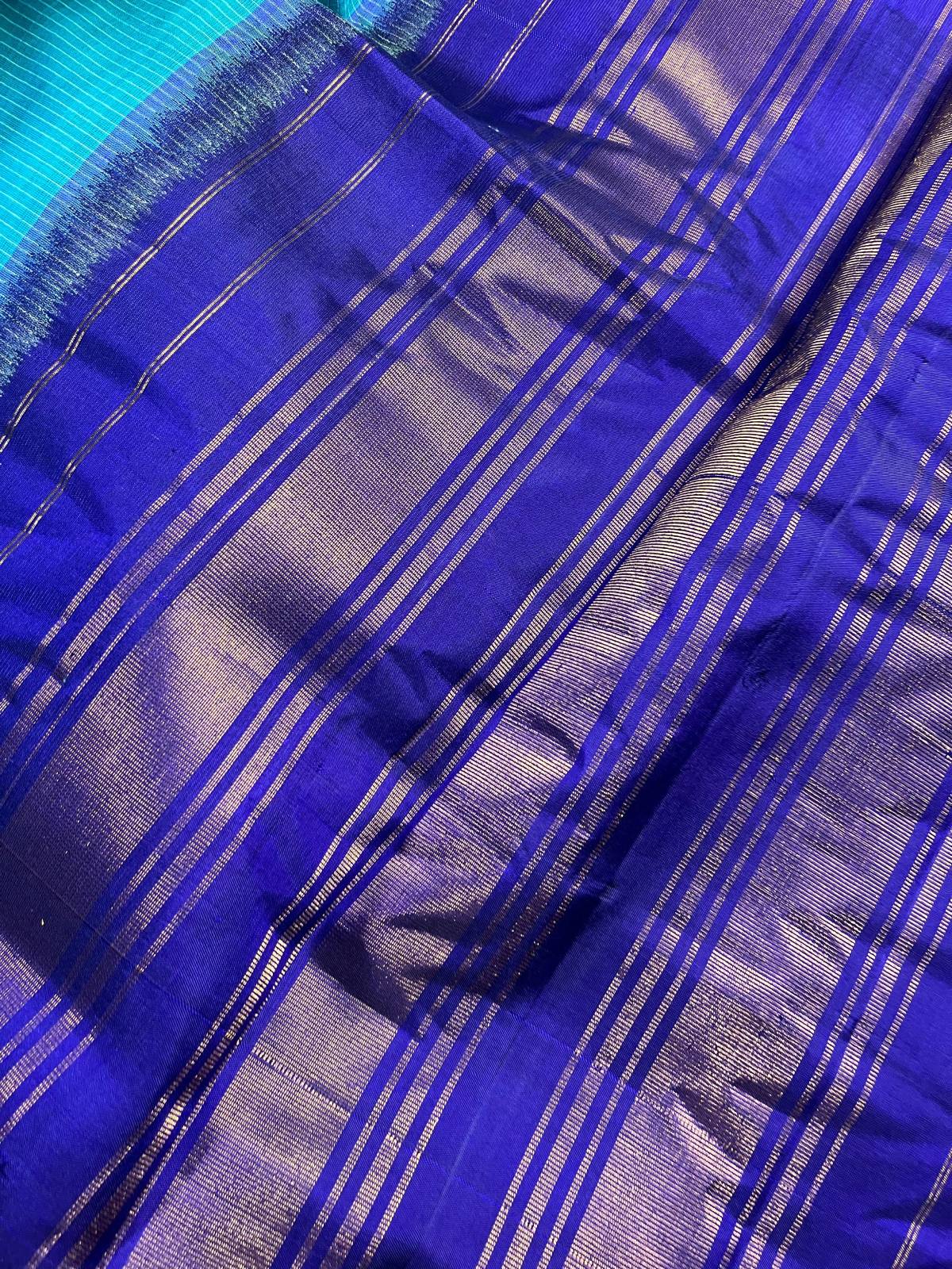 NLUE COTTON PURE HANDLOOM GADWAL SAREE