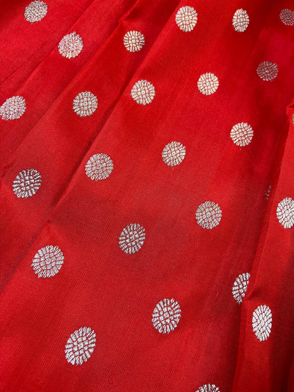 RED PURE SILK PAITHANI SAREE