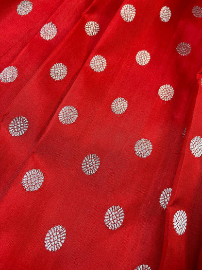 RED PURE SILK PAITHANI SAREE