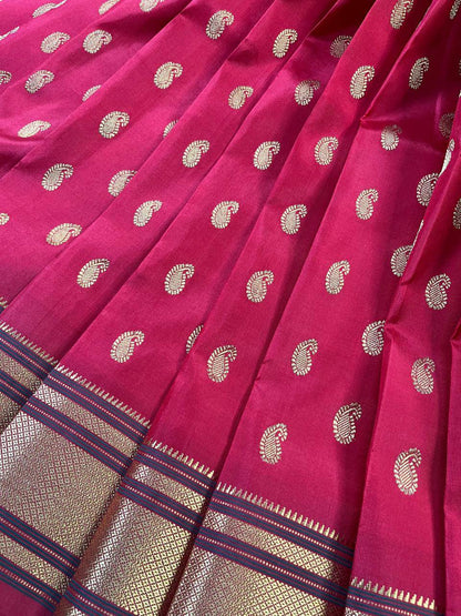 RED PURE SILK PAITHANI SAREE