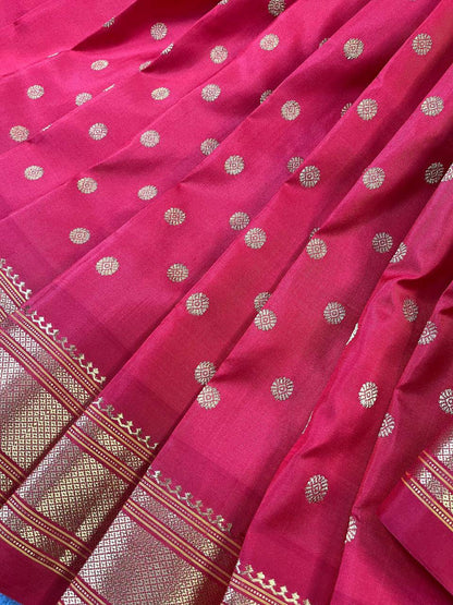 RED PURE SILK PAITHANI SAREE