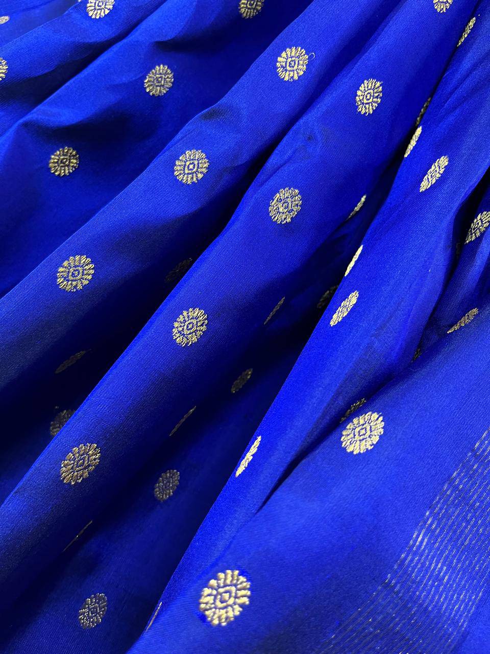 INK BLUE SILK PURE PAITHANI SAREE