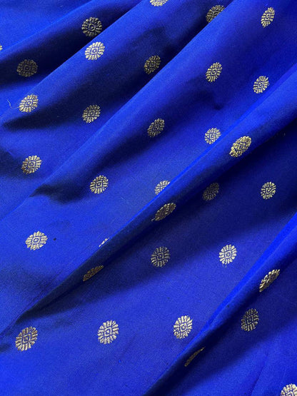 INK BLUE SILK PURE PAITHANI SAREE