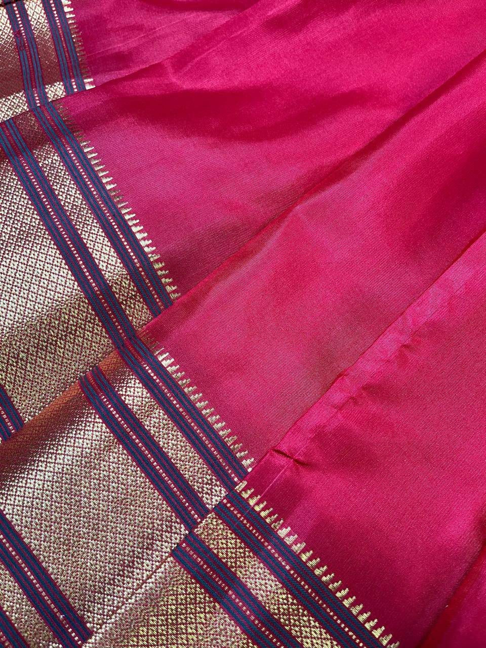 RED PURE SILK PAITHANI SAREE