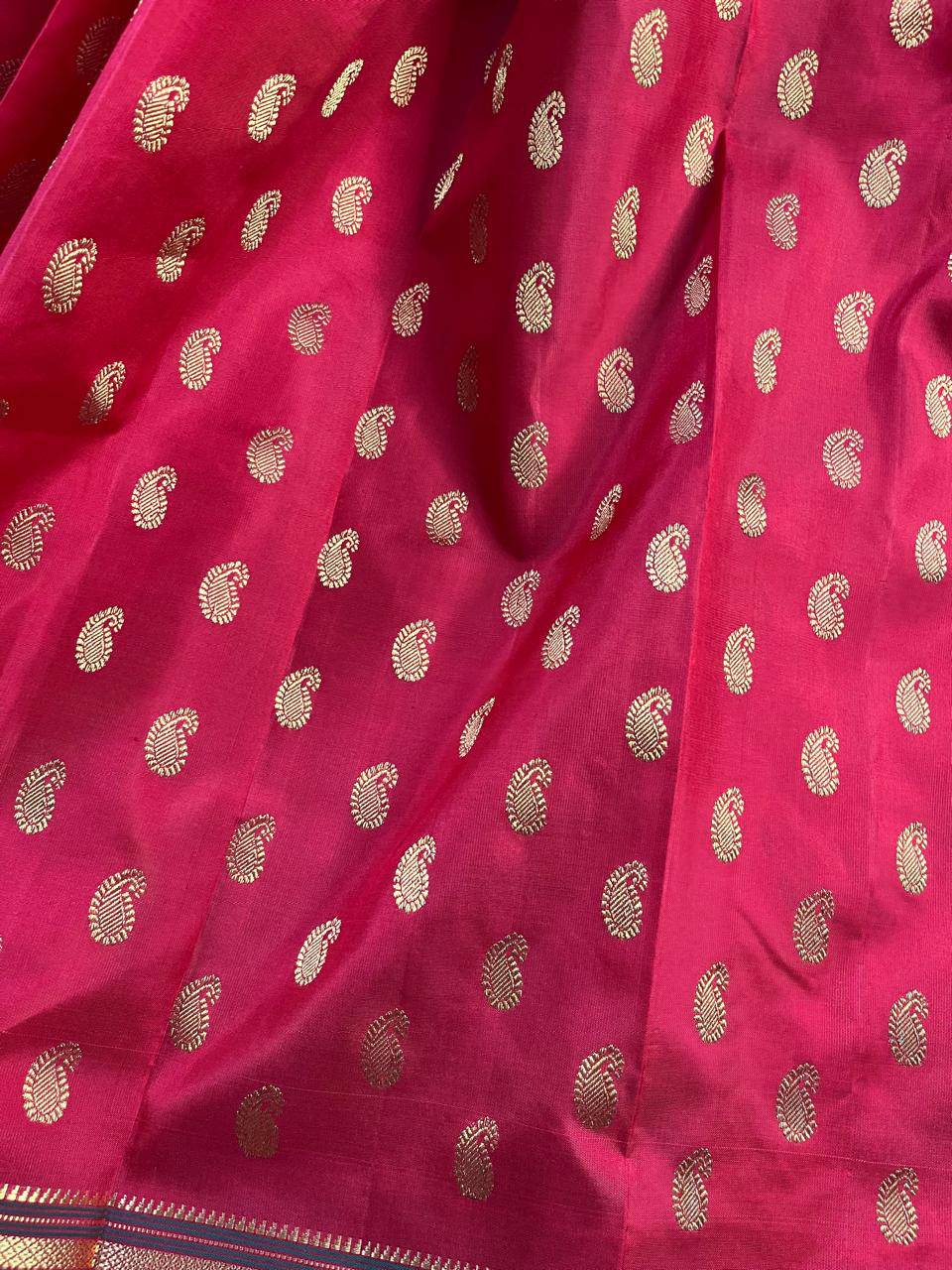 RED PURE SILK PAITHANI SAREE