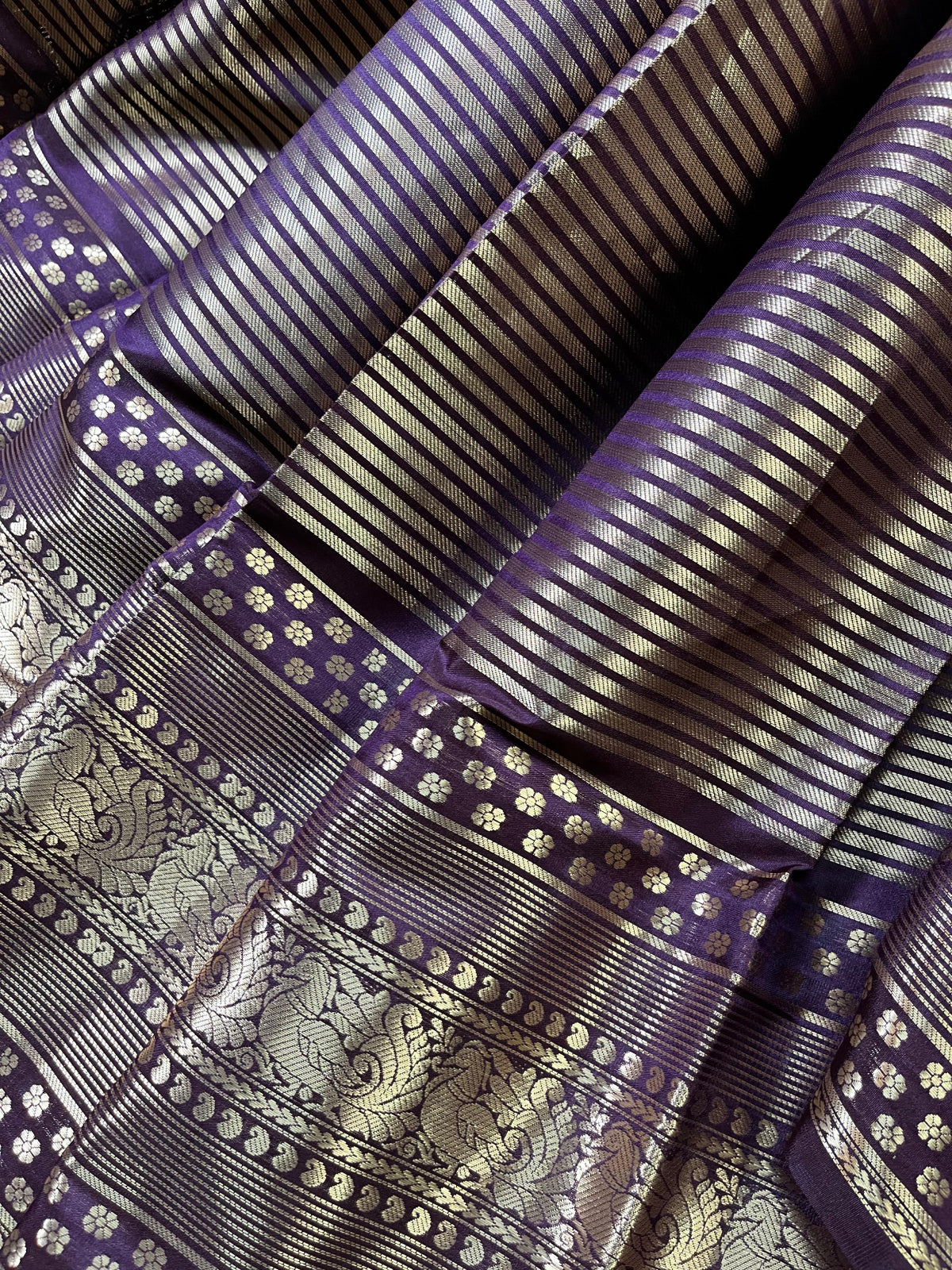 BROWN SILK PURE HANDLOOM KANJIVARAM SAREE