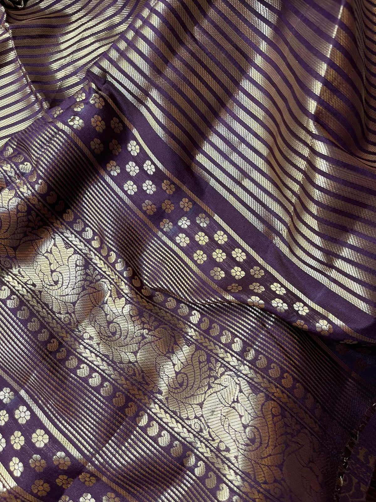 BROWN SILK PURE HANDLOOM KANJIVARAM SAREE
