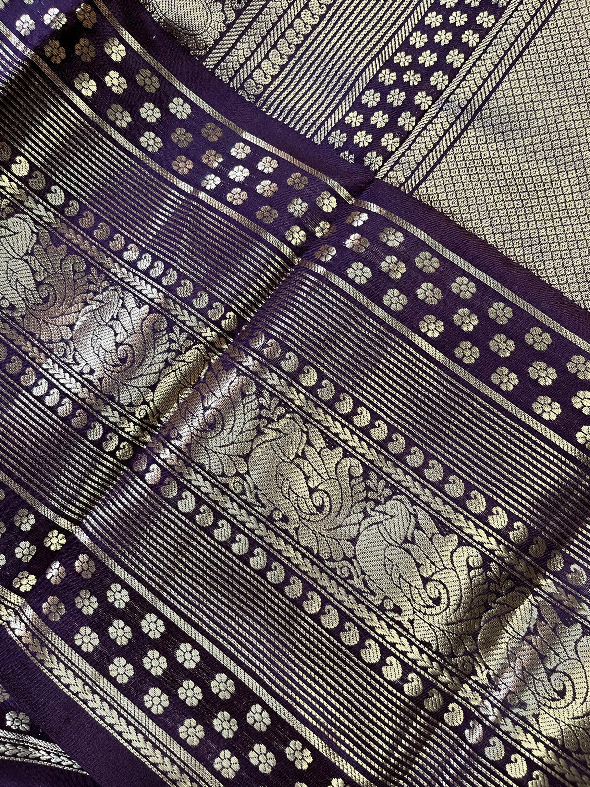 BROWN SILK PURE HANDLOOM KANJIVARAM SAREE