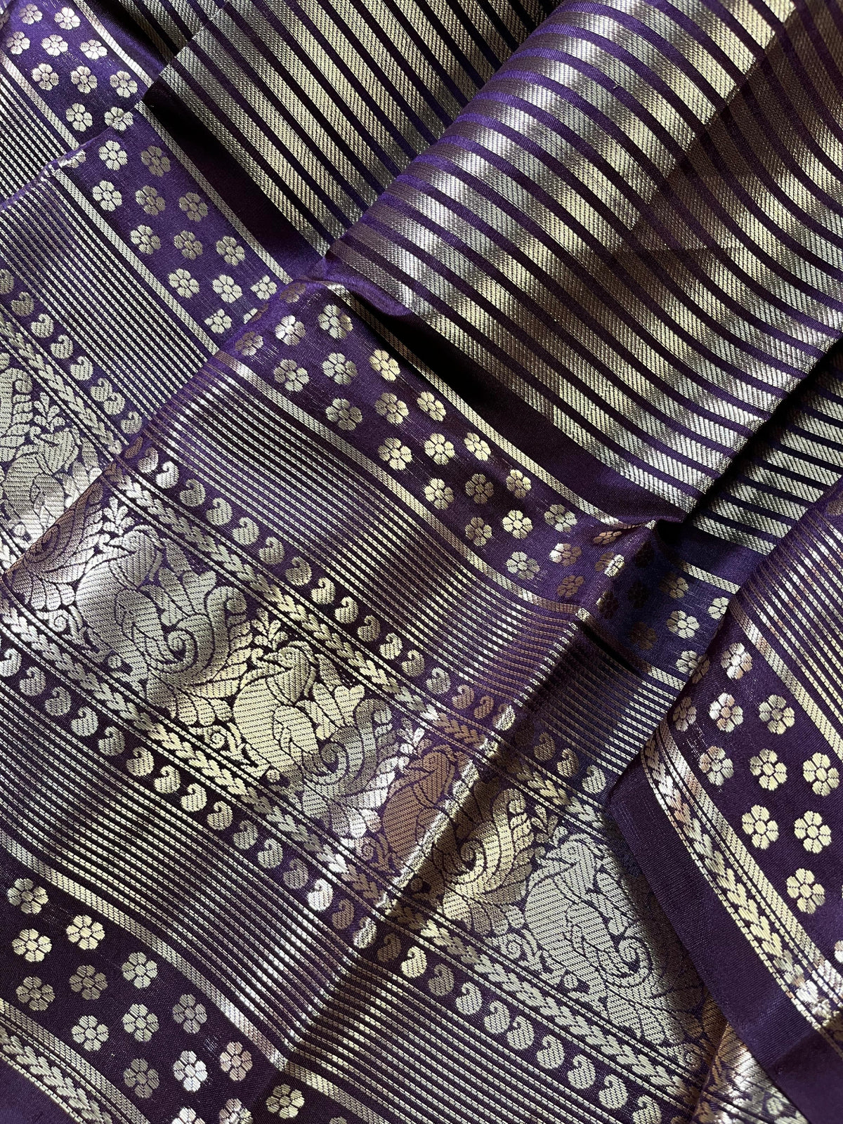 BROWN SILK PURE HANDLOOM KANJIVARAM SAREE