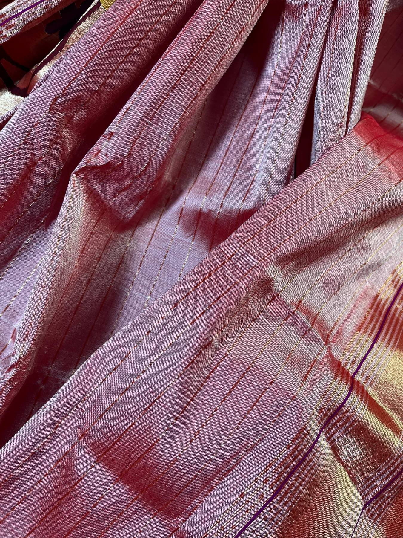 PINK SILK PURE HANDLOOM PAITHANI DUPATTA