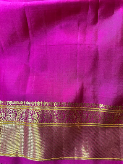 PINK SILK PURE HANDLOOM KANJIVARAM SAREE