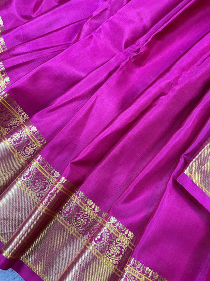 PINK SILK PURE HANDLOOM KANJIVARAM SAREE