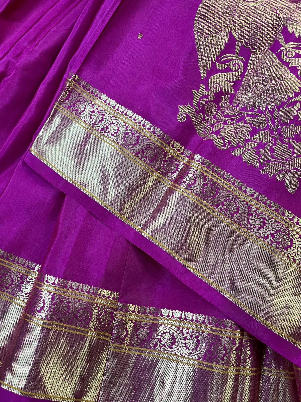PINK SILK PURE HANDLOOM KANJIVARAM SAREE
