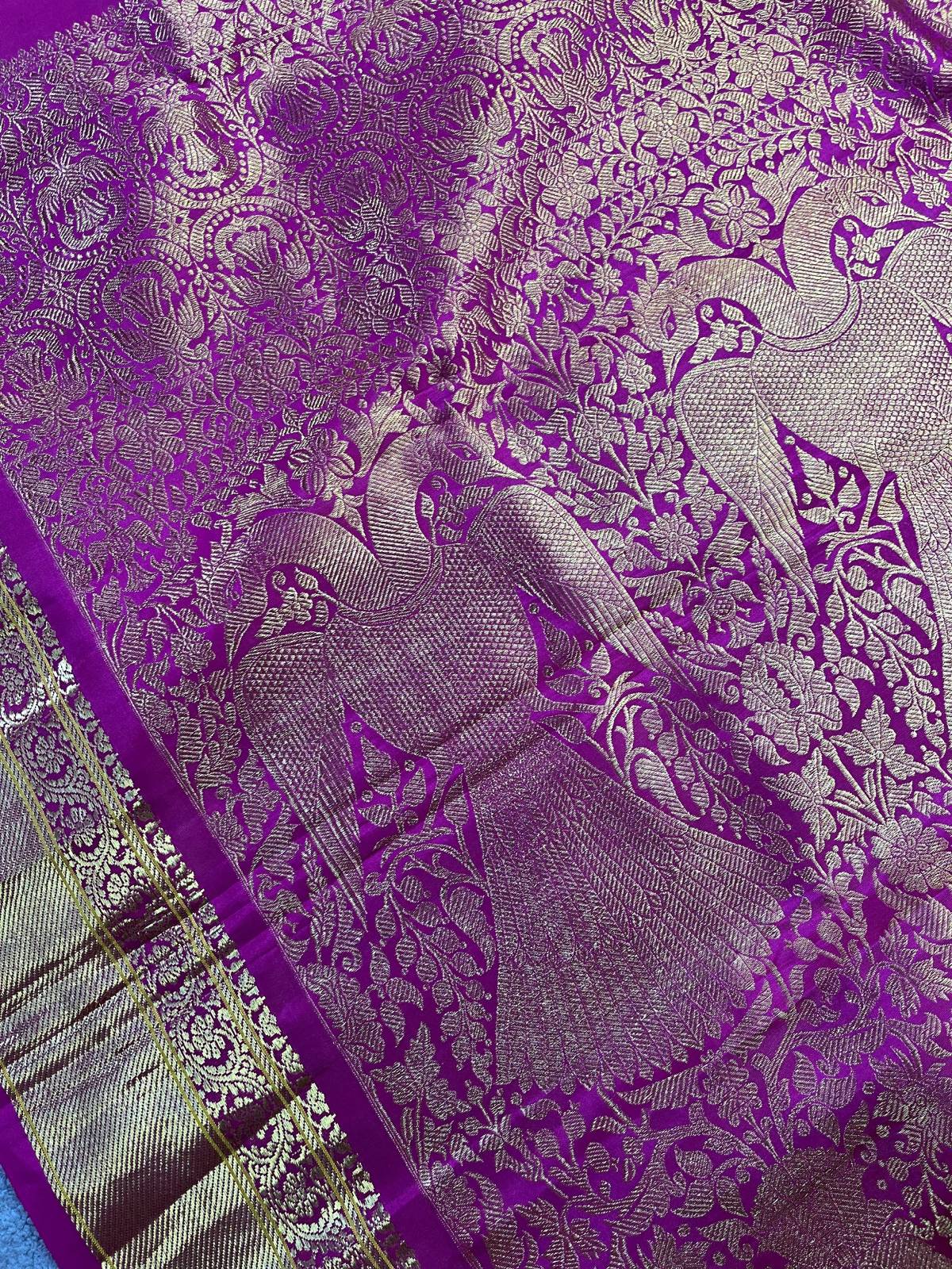 PINK SILK PURE HANDLOOM KANJIVARAM SAREE