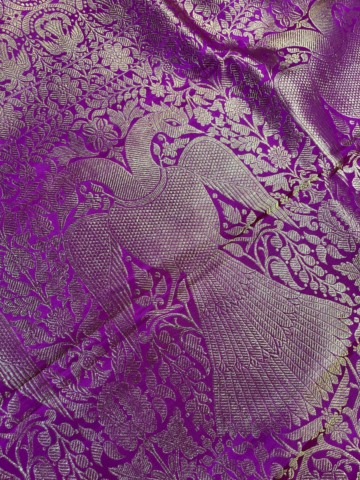 PINK SILK PURE HANDLOOM KANJIVARAM SAREE