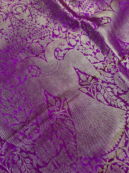 PINK SILK PURE HANDLOOM KANJIVARAM SAREE