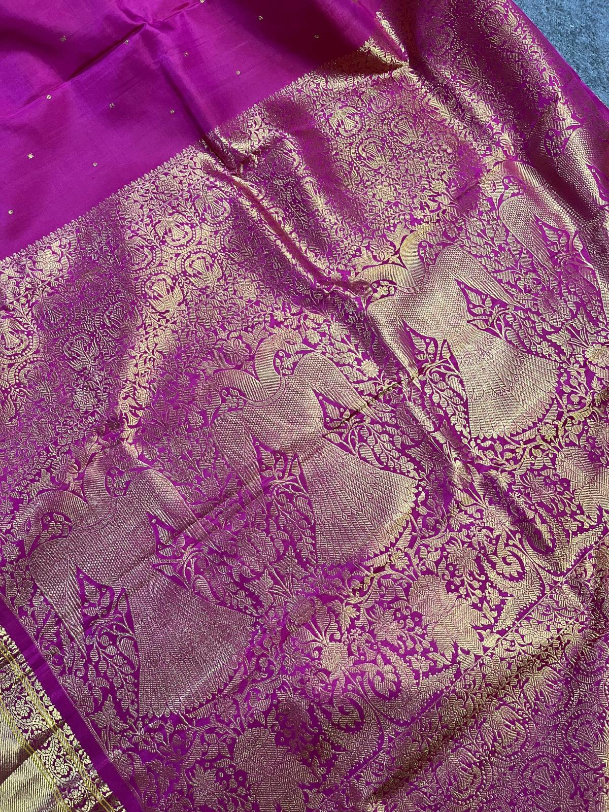 PINK SILK PURE HANDLOOM KANJIVARAM SAREE