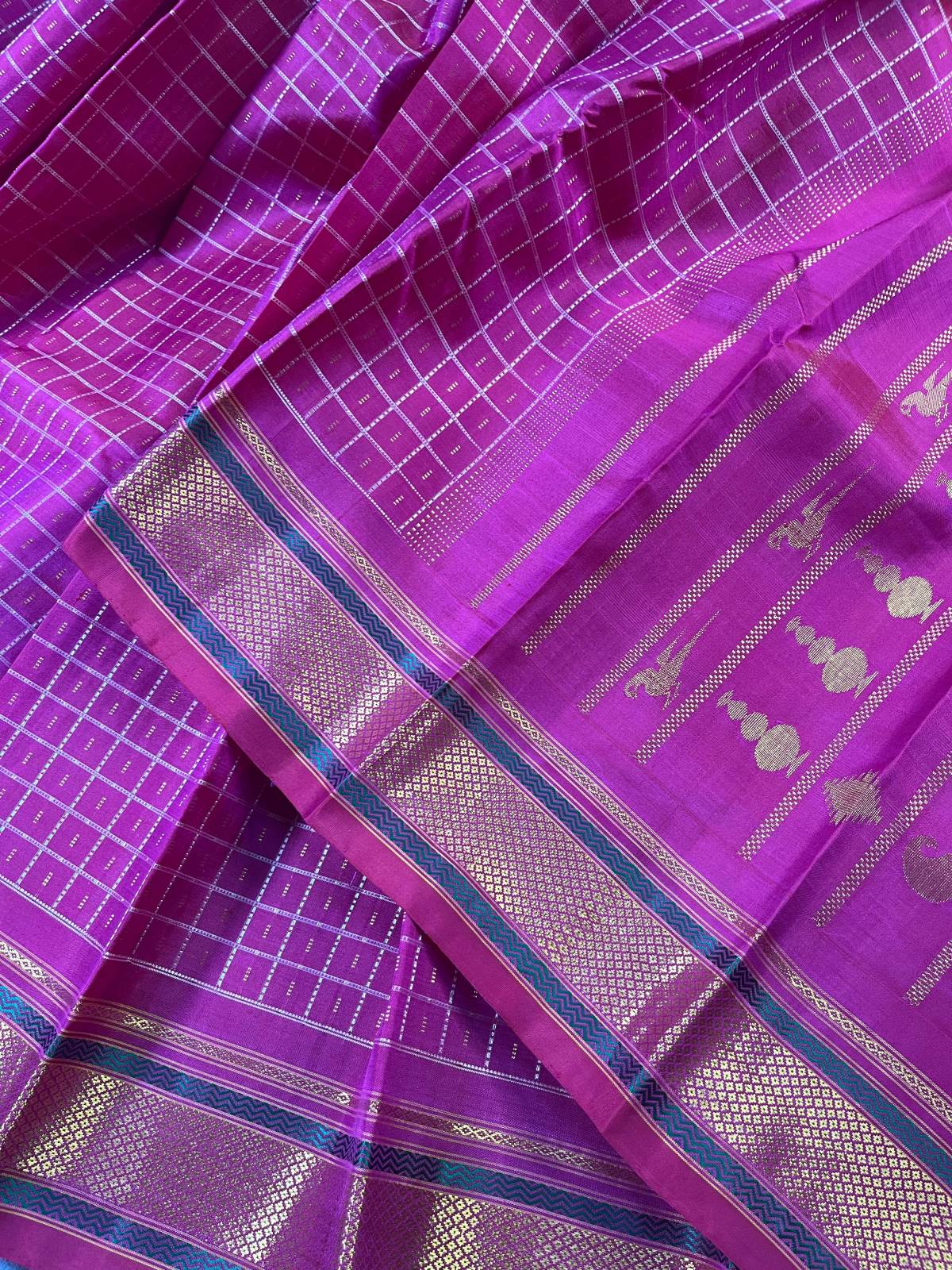 PINK SILK PURE HANDLOOM KANJIVARAM SAREE