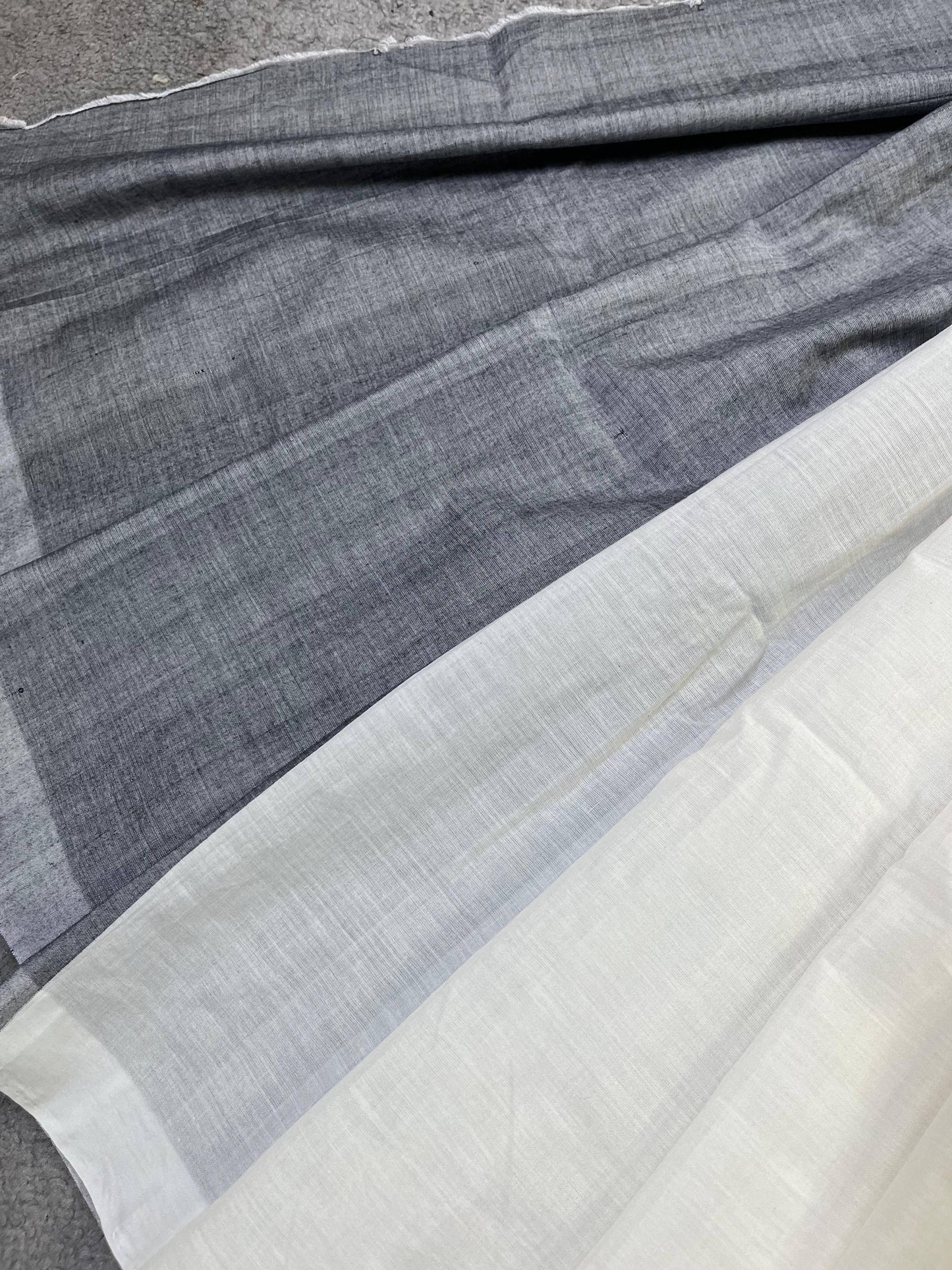 WHITE PURE HANDLOOM KERALA COTTON SAREE