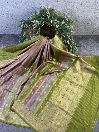 RANGKAT SILK PURE HANDLOOM BANARASI DUPATTA