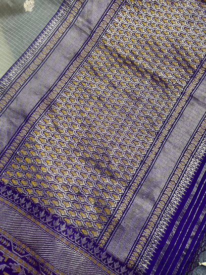 IVORY KORA PURE HANDLOOM BANARASI SAREE