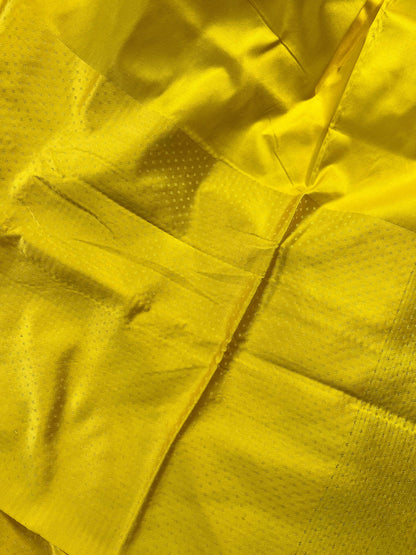 YELLOW MUSHROO SILK PURE HANDLOOM BANARASI SAREE