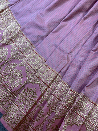 PINK SILK PURE HANDLOOM BANARASI SAREE