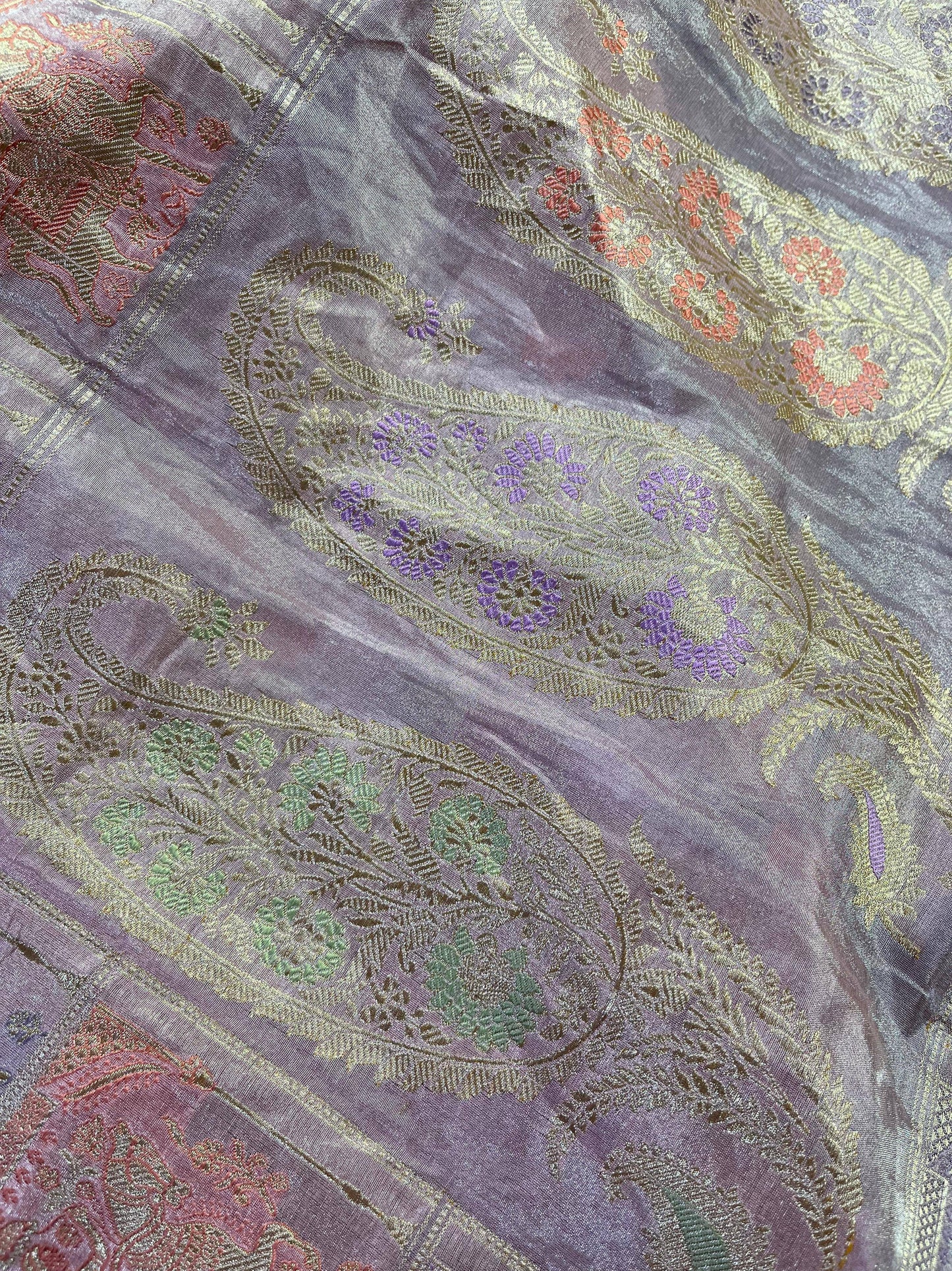 PINK TISSUE SILK PURE HANDLOOM BANARASI SAREE