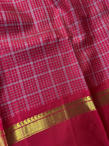 YELLOW SILK PURE HANDLOOM KANJIVARAM SAREE