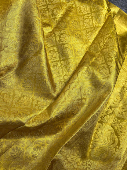IVORY TISSUE SILK PURE HANDLOOM KANJIVARAM SAREE