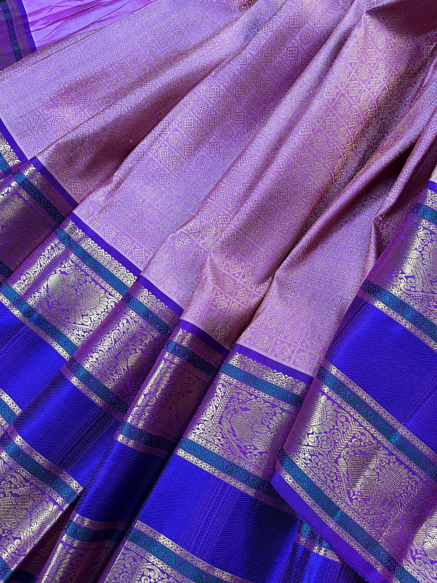 PINK SILK PURE HANDLOOM KANJIVARAM SAREE