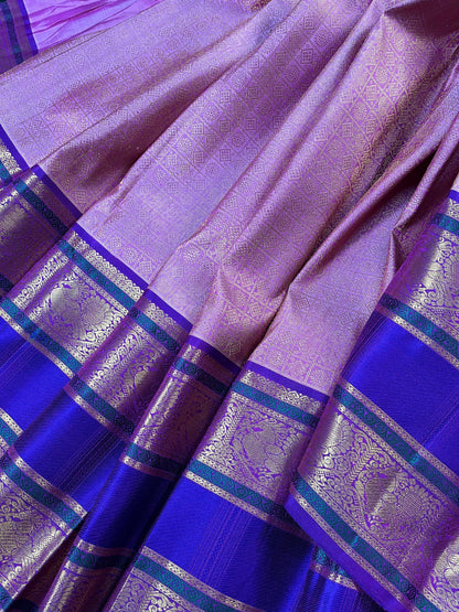 PINK SILK PURE HANDLOOM KANJIVARAM SAREE