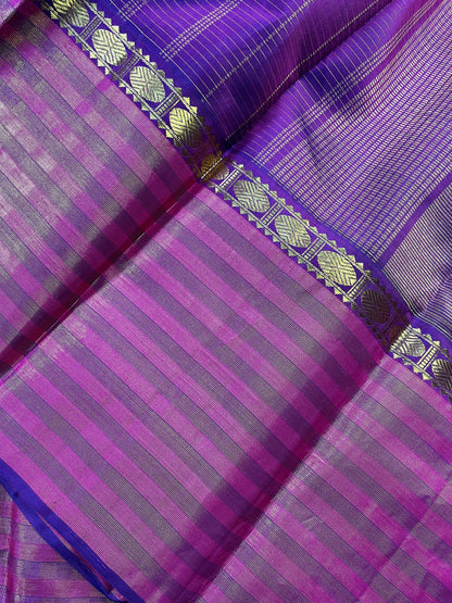 MAJENTA SILK PURE HANDLOOM KANJIVARAM SAREE