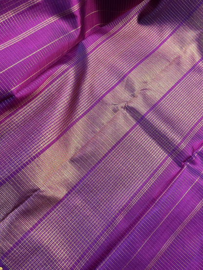 MAJENTA SILK PURE HANDLOOM KANJIVARAM SAREE