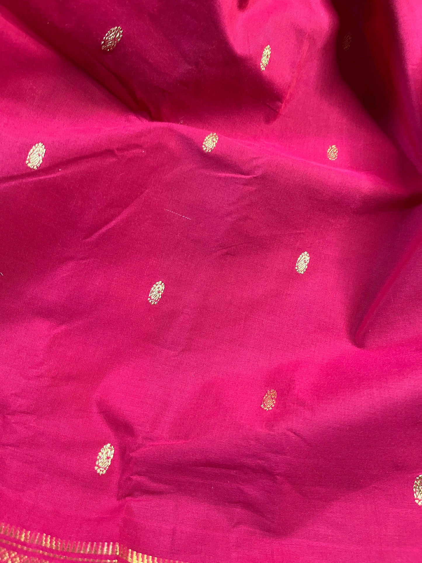 PINK COTTON PURE HANDLOOM PAITHANI SAREE