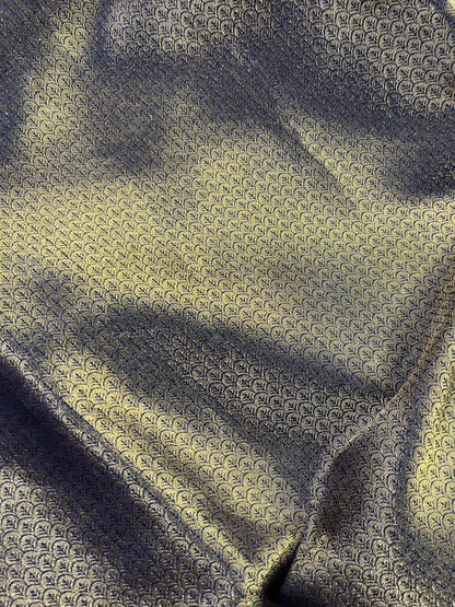 GOLD KATAN TISSUE PURE HANDLOOM BANARASI SAREE