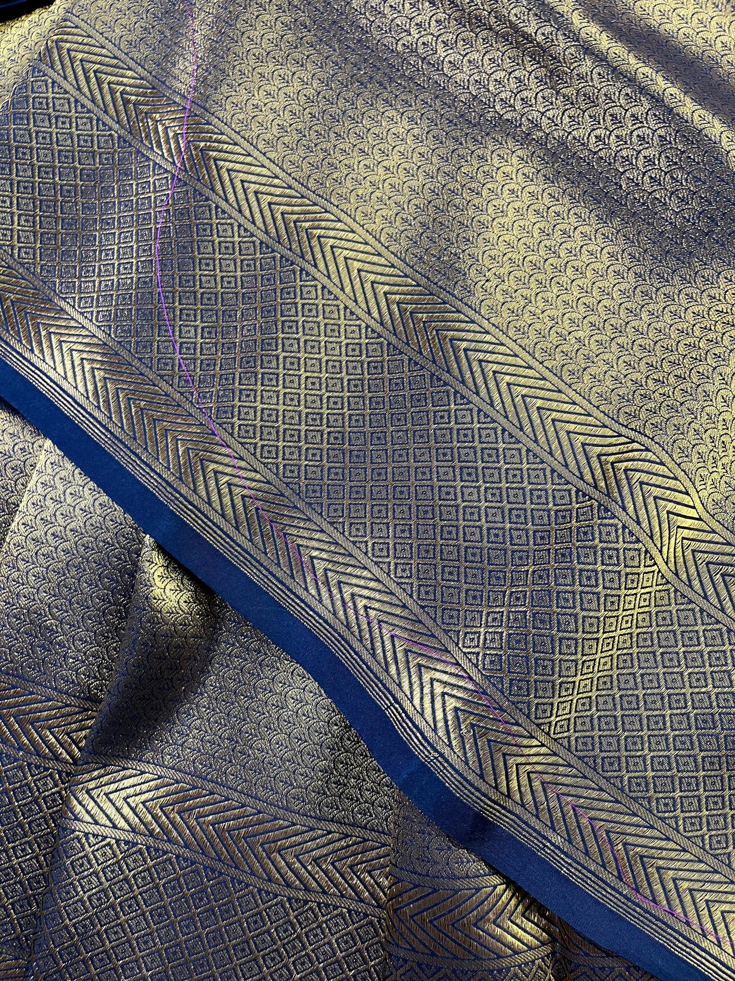 GOLD KATAN TISSUE PURE HANDLOOM BANARASI SAREE