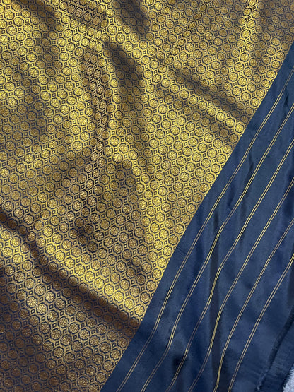 GOLD KATAN TISSUE PURE HANDLOOM BANARASI SAREE